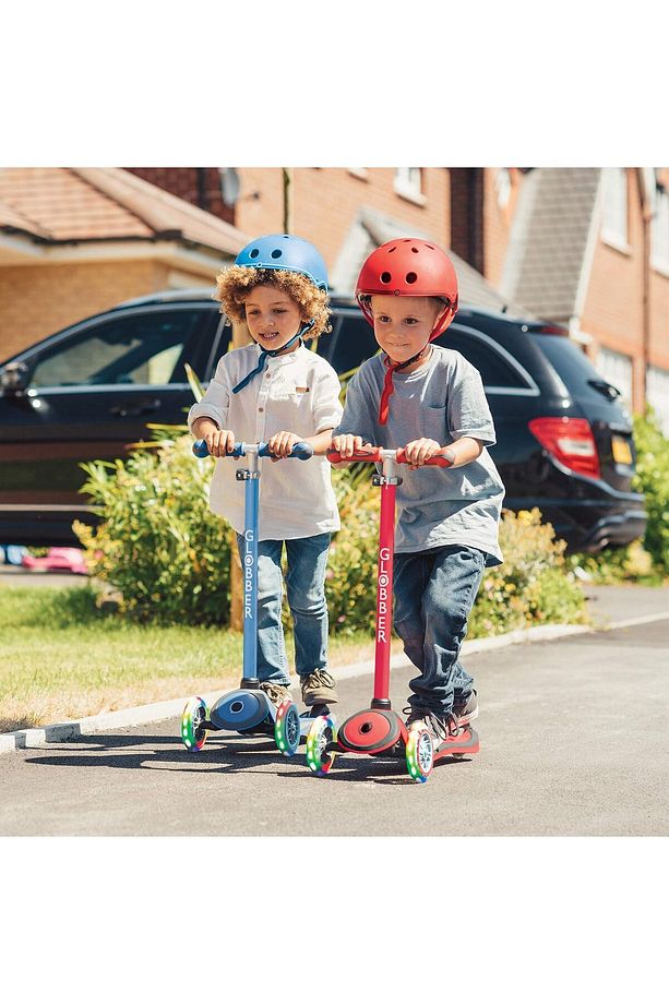 Globber çocuk Primo Plus ile ışık kadar tekerlekli Scooter, çocuk, Primo Plus with Light Up Wheels - 4