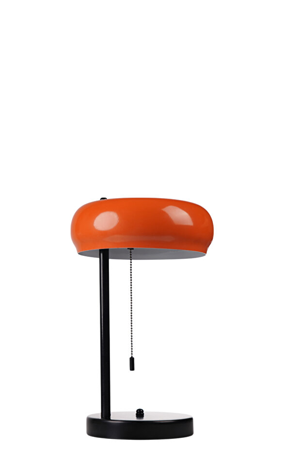 Smith Black Orange Head Table Lamp - 3