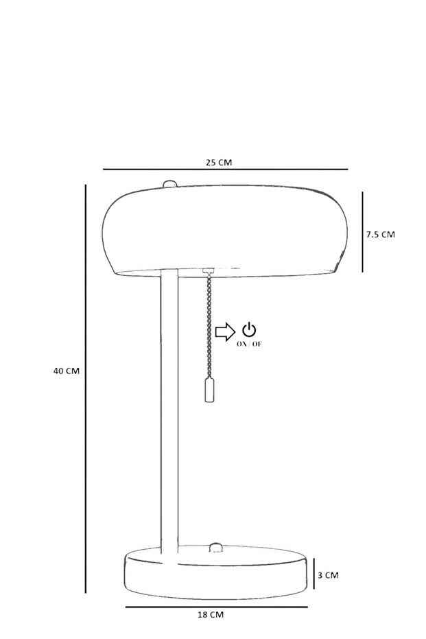 SMİTH SİYAH MASA LAMBASI - 5