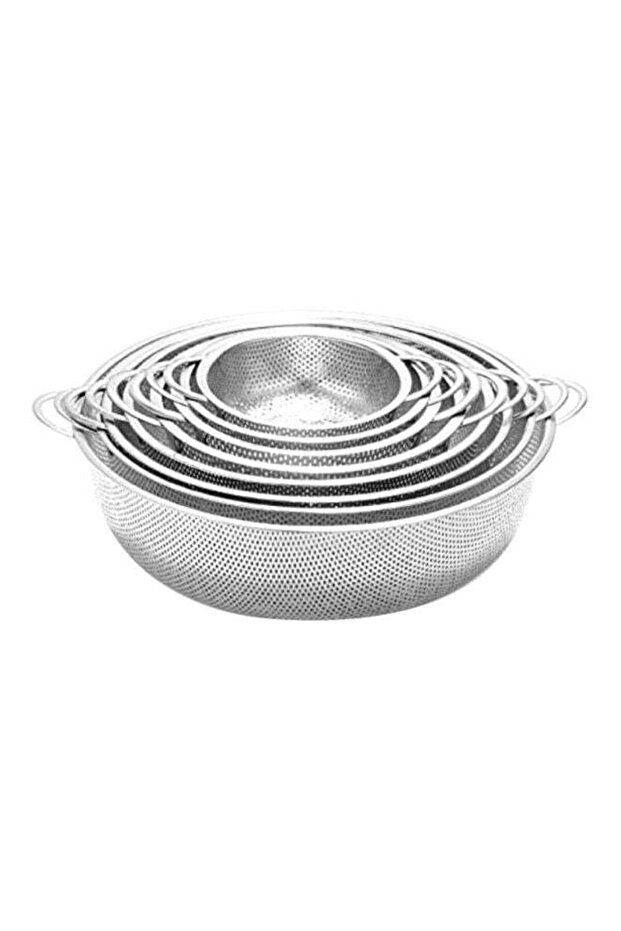 6-Piece Strainers And Colanders With Handle Set