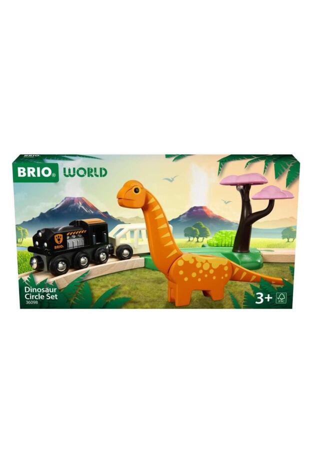 Dinosaur round train set - 2
