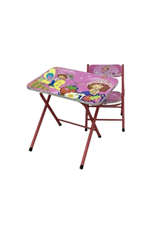 Folding Study Table And Chair - 2