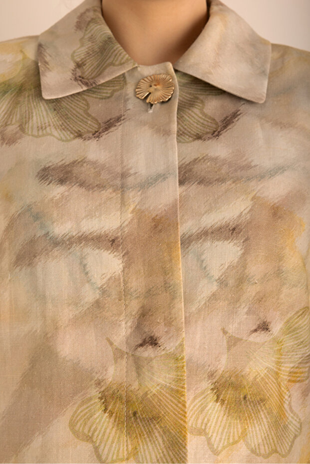 Desenli Keten Kap - 3