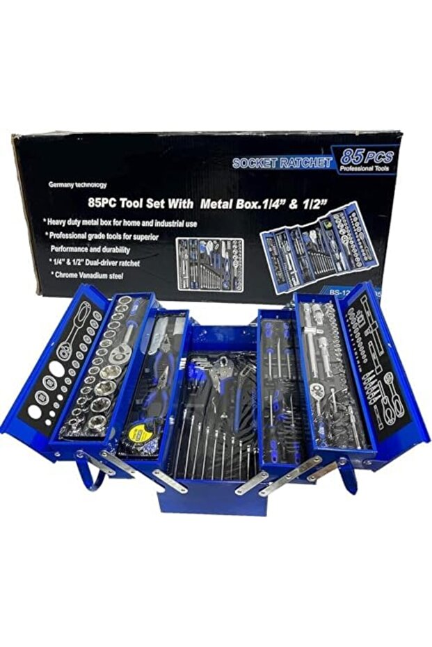 مجموعة أدوات مكونة من 85 قطعة مع مفاتيح - 6