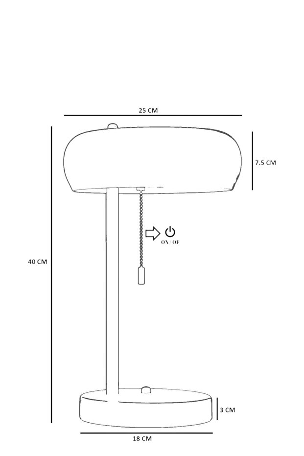 SMİTH TURUNCU MASA LAMBASI - 5
