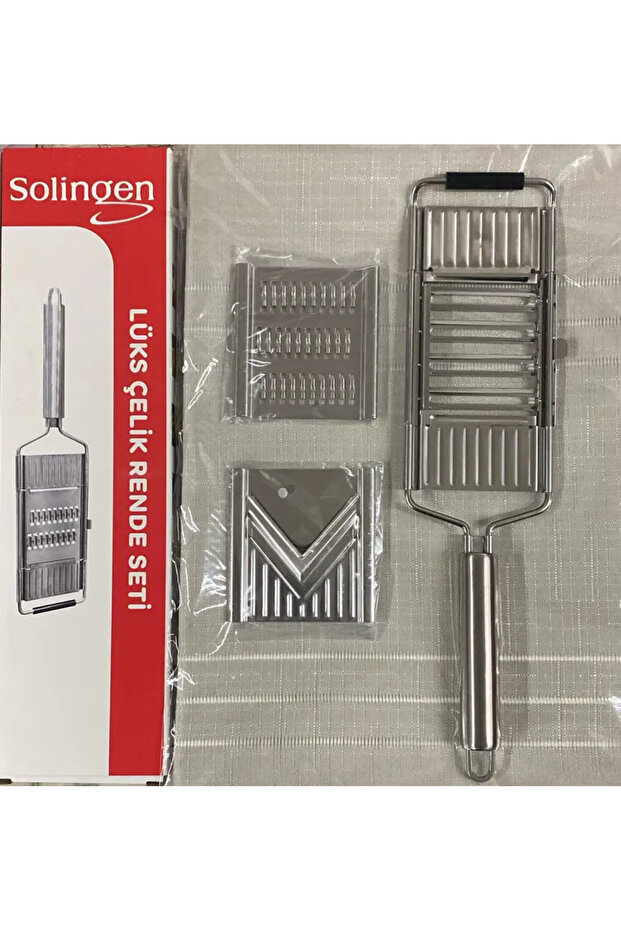 Solingen 3 Başlıklı Rende Seti Çelik - 1