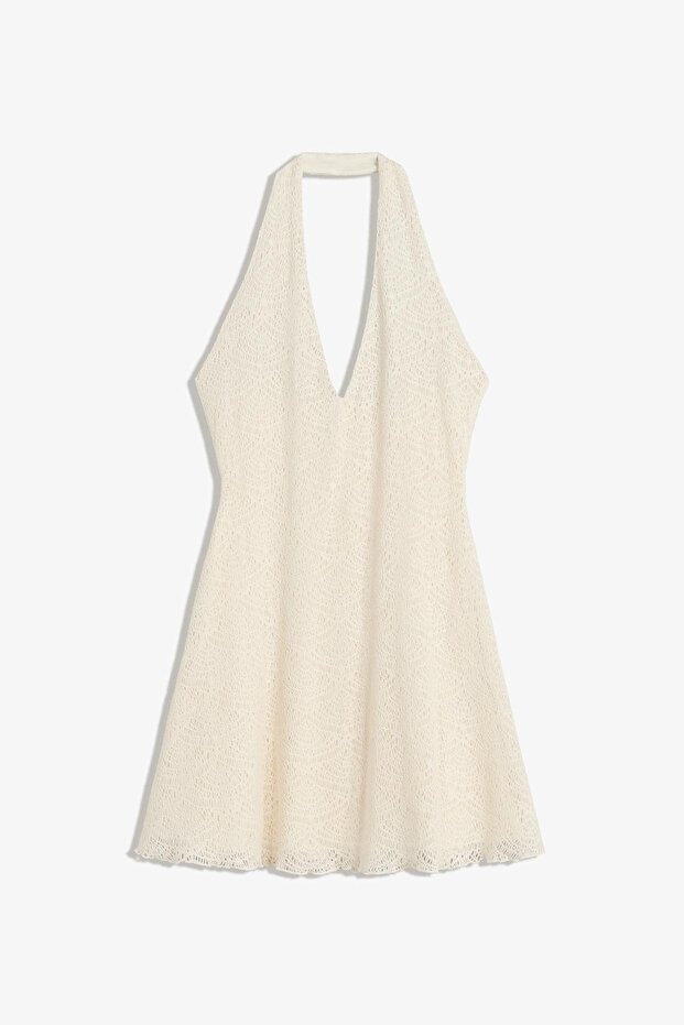 Rustik mini elbise - 2