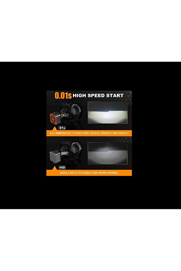 Set of 2 D1S xenon conversion car LEDs D-Series 120W 21000LM 6000K - 4