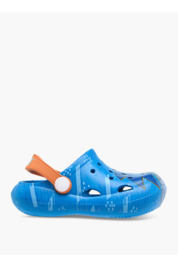 Graphic Print Clogs with Backstrap - 2