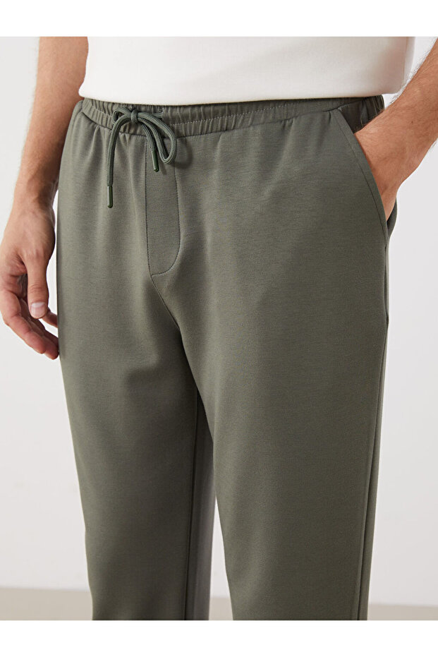 Yeşil Standart Kalıp Erkek Jogger Eşofman Altı - 4
