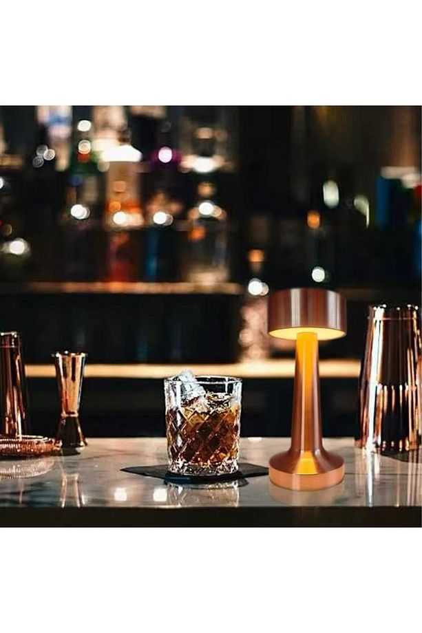 Çok Renkli Masa Üstü Dokunmalı LED Gece Lambası Abajur, Şık ve Fonksiyonel Tasarım - 4