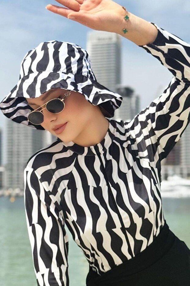 Bucket Hat Zebra - 3