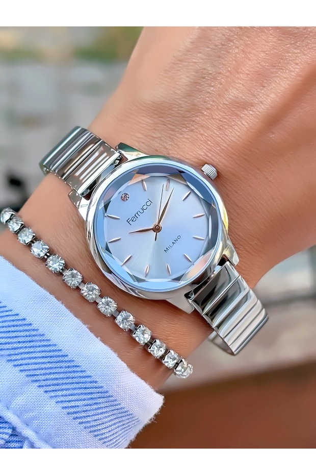 Steel Cord Women's Wristwatch 3 Atm Waterproof with 2 Years Warranty Mechanism
