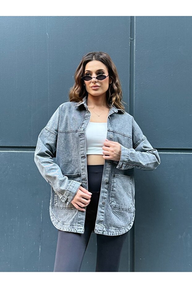 سترة نسائية كبيرة الحجم - 3