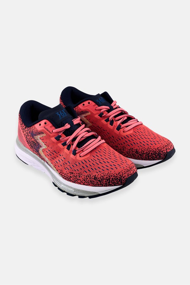 Women Spire Lace Up Running Shoes, Pink