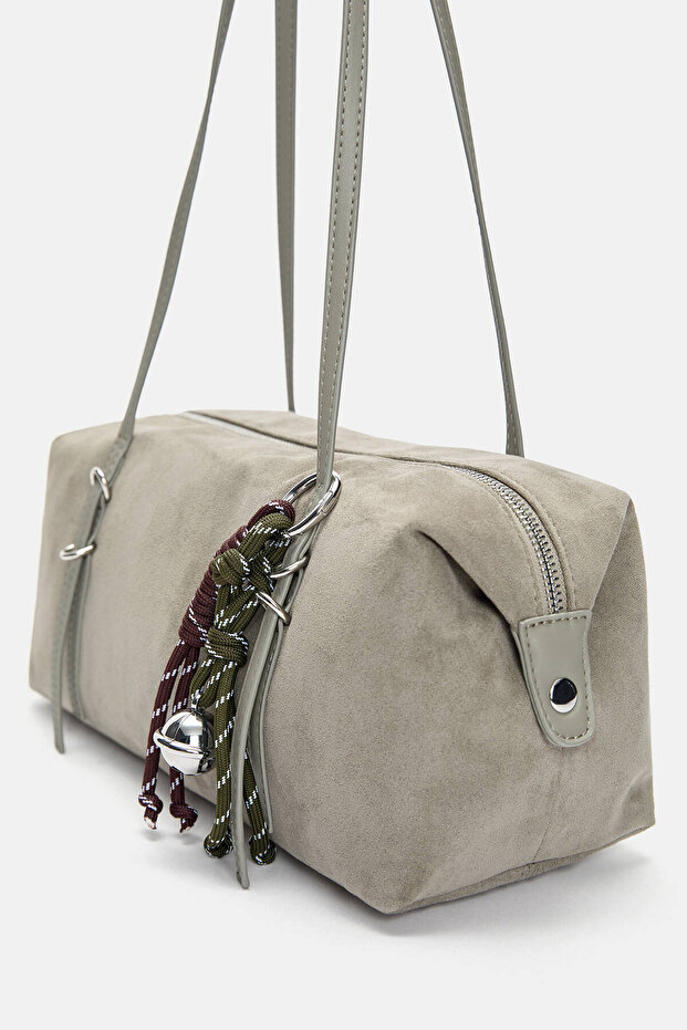 Süslemeli omuz çantası - 3