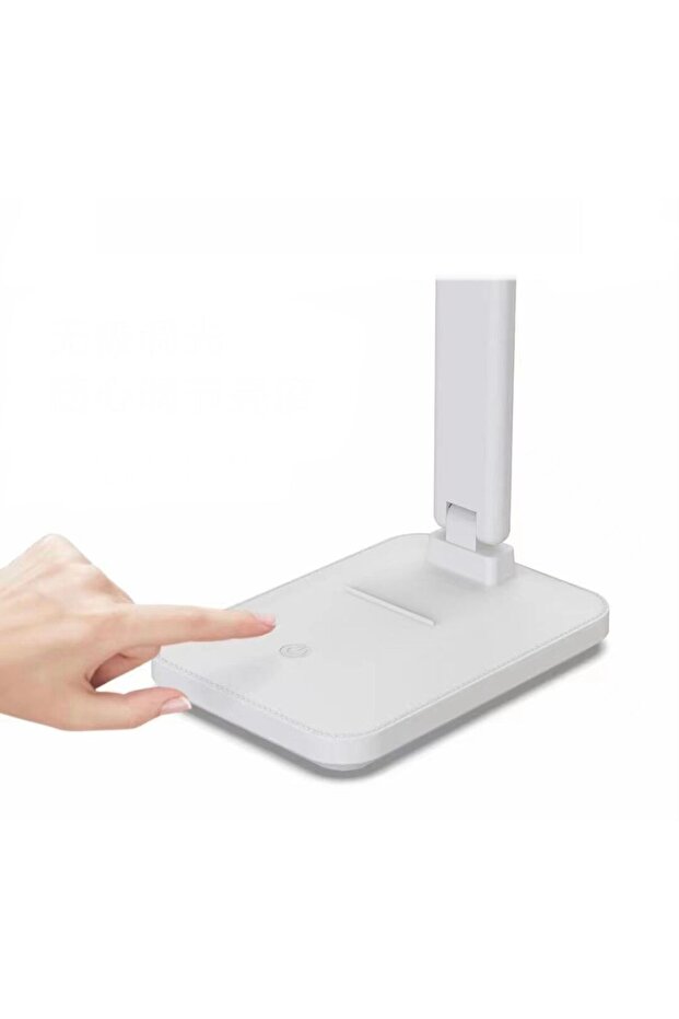 Foldable, multifunctional desk lamp, white - 8