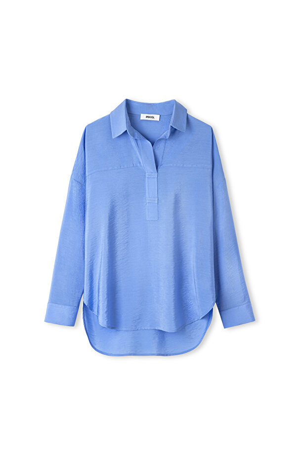 Gömlek yaka bluz - 3