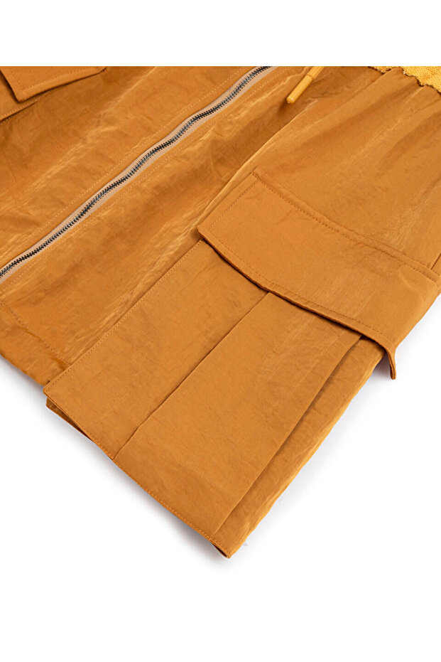 GENİŞ KARGO CEPLİ MİNİ ETEK - 4