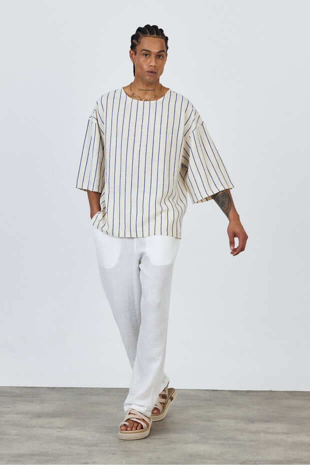 Fakir Kol Oversize Basic T-shirt AG-Y36104LNS - 5