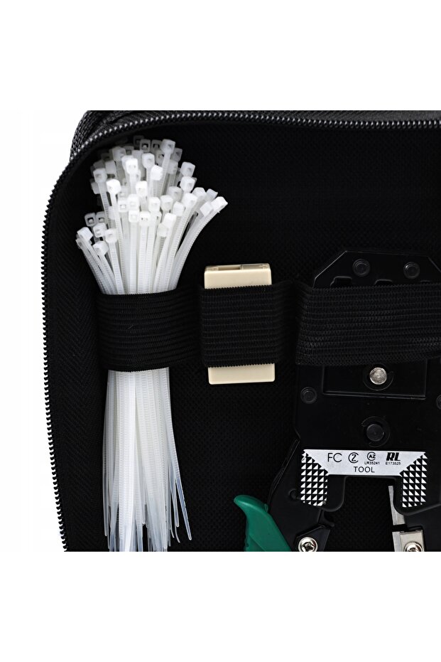 Set de Unelte Rețea 9W1 cu Tester RJ45/RJ11 + 75 Conectori Rapizi - 11