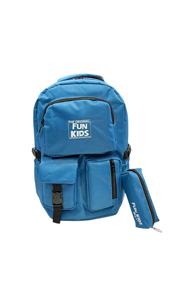 Korean Style Multi-Functional Waterproof Backpack/School Bag with Pen Holder