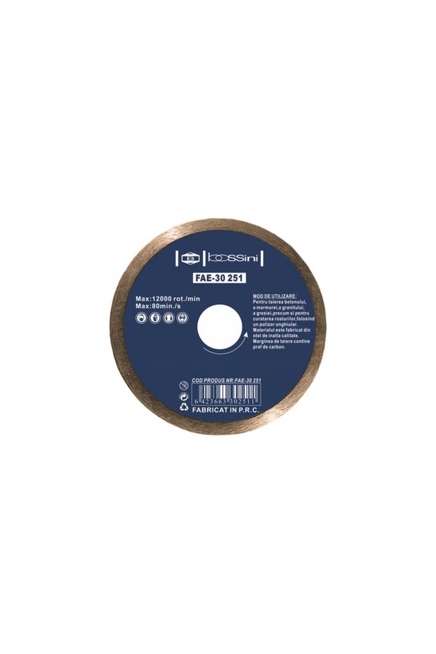 Continuous diamond disc, 110 mm