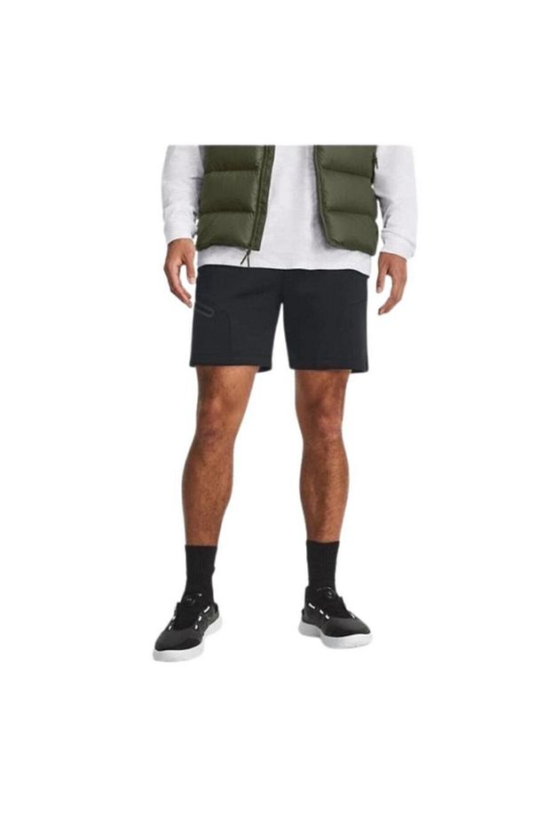 Ua Unstoppable Flc Shorts 1379809-001 Erkek Siyah Şort - 3