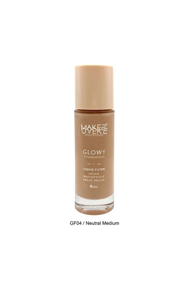 Glowy Foundation Liquid Filter Neutral Medium-GF04 - 1