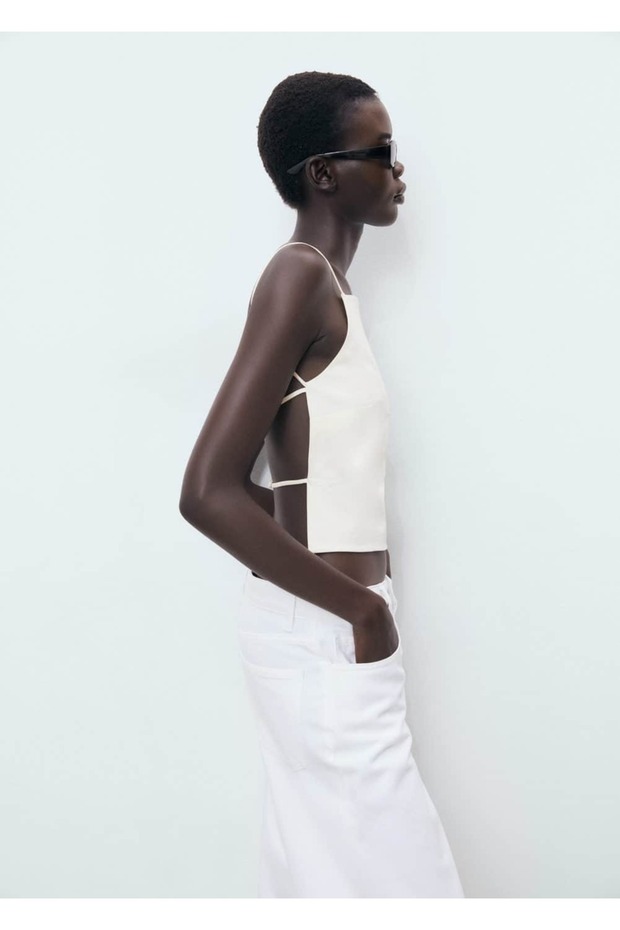 Sırtı açık bluz - 7