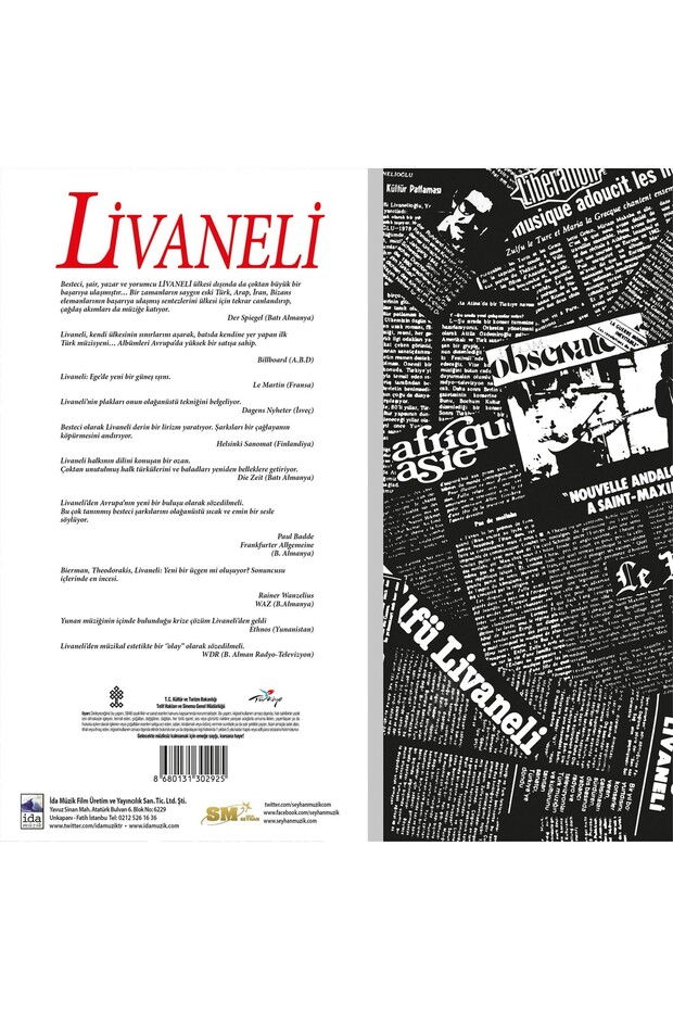 Sora Plak Zülfü Livaneli Ada (Plak) - 2