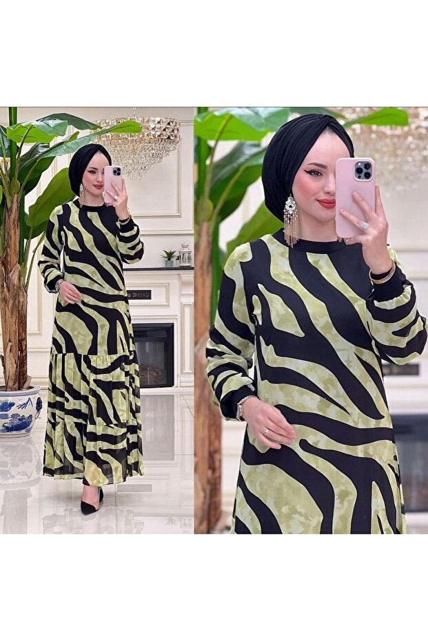 Chiffon Modest Dress