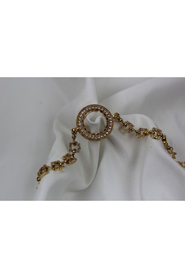 Sparkling Stone Row Quarter Insertable Bracelet - 4