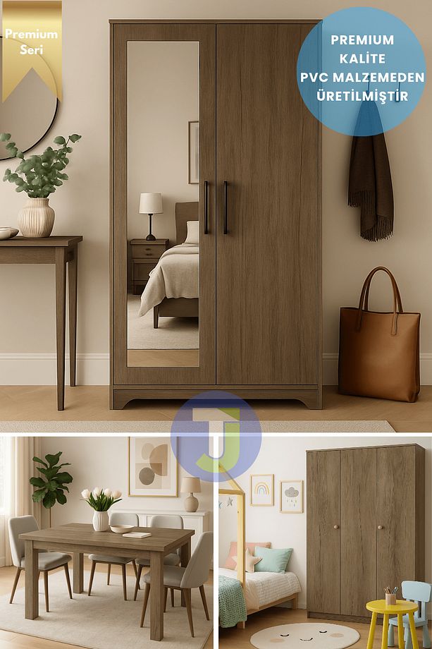 Premium Seri Kendinden Yapışkanlı Ahşap Desenli PVC Kaplama – 60cmx500cm - 7