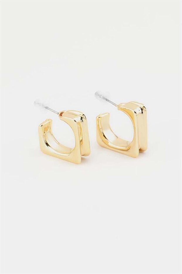 Women's Special Design Square Model 2.5 cm Earrings 0001