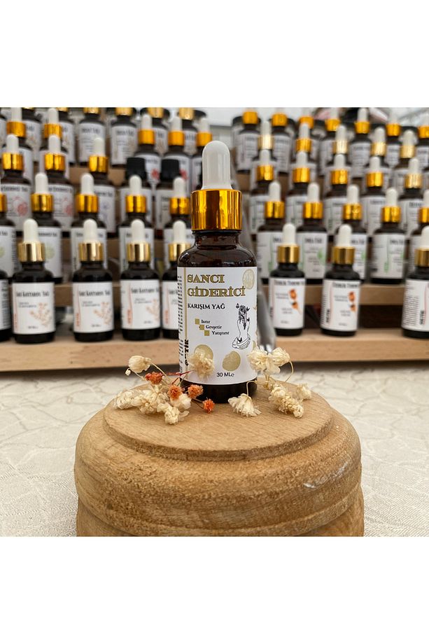 ADET SANCI GİDERİCİ DESTEK YAĞI 30 ML (ZENCEFİL- TARÇIN-BİBERİYE-SARDUNYA) DİSMENORE REGL DÖNEMİ - 4