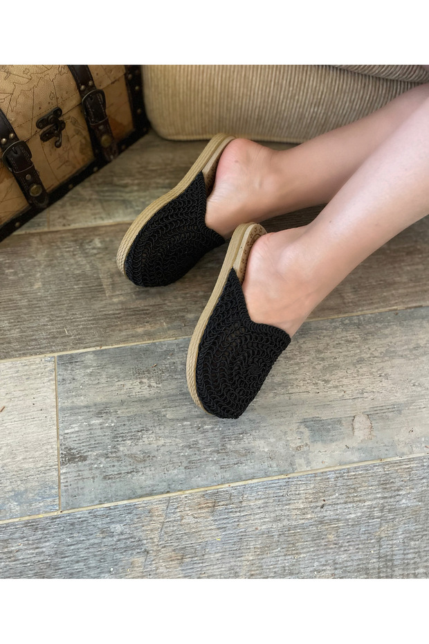 Straw Knitted Casual Women's Slippers