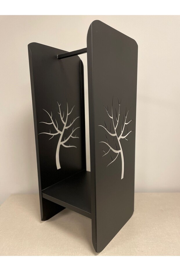 Api Design Metal Ağaç Desenli Odunluk - 4