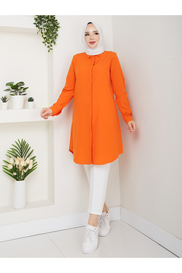 Opportunity Terikoton Hidden Placket Shirt