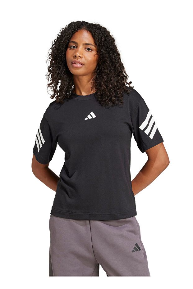 Je0237 W Fi 3S Tee Black Bicycle Regular Flat Women's T-Shirt