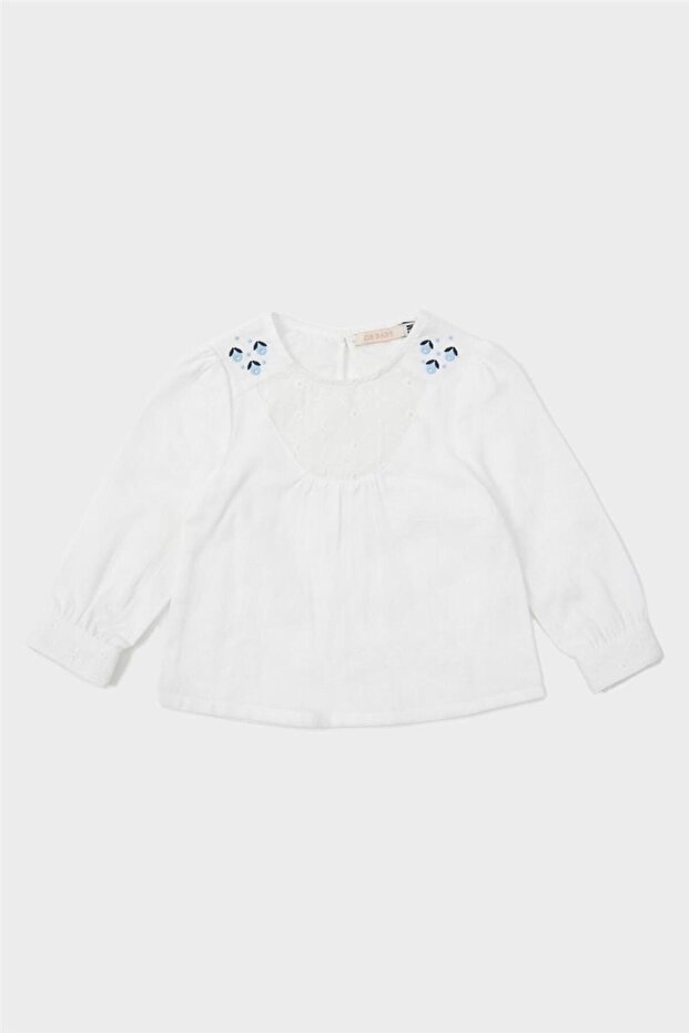 Baby Girl Ecru Blouse