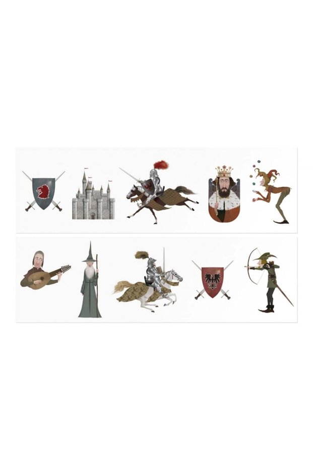 Tatuaje, Cavaleri medievali