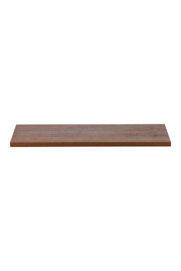 رف خشبي مستطيل عالي الجودة مثبت على الحائط