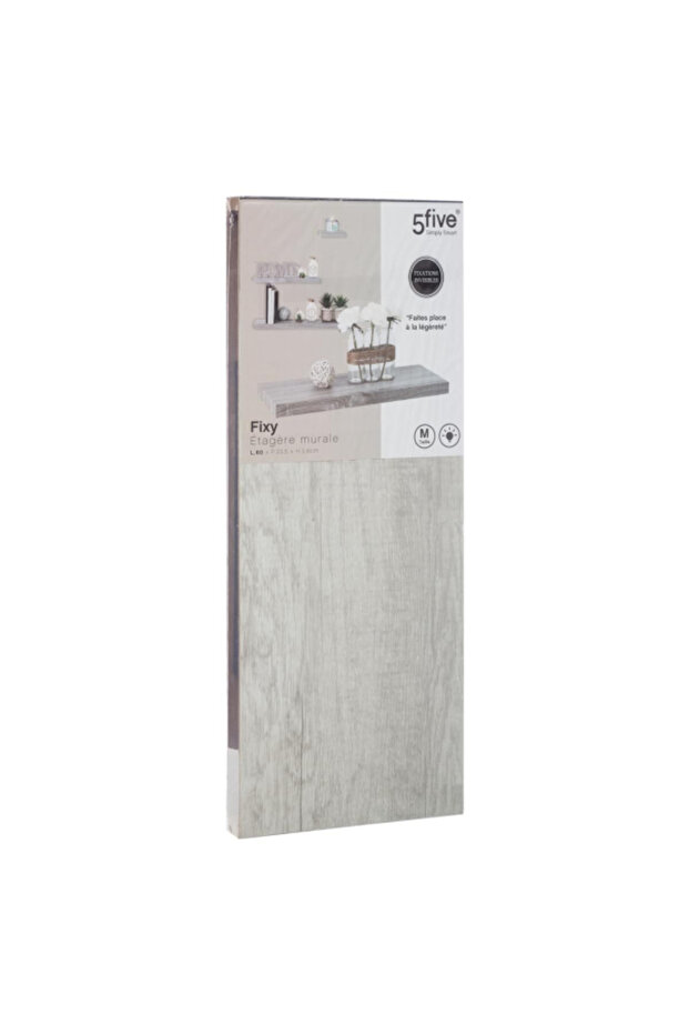 Fixy Rectangular floating Wall Shelf 60 cm - 2