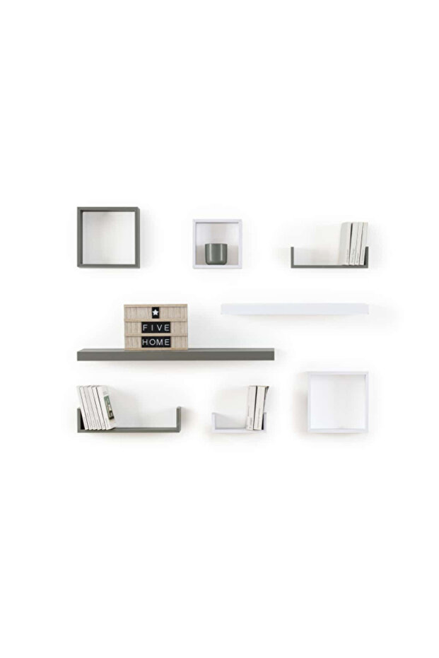 3-Piece Fixy floating Cube Wall Shelf Set - 3