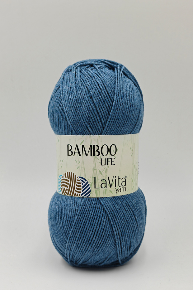 Bamboo Life Hand Knitting Yarn 50% Bamboo 50% Acrylic 100Gr (5319 Indigo)