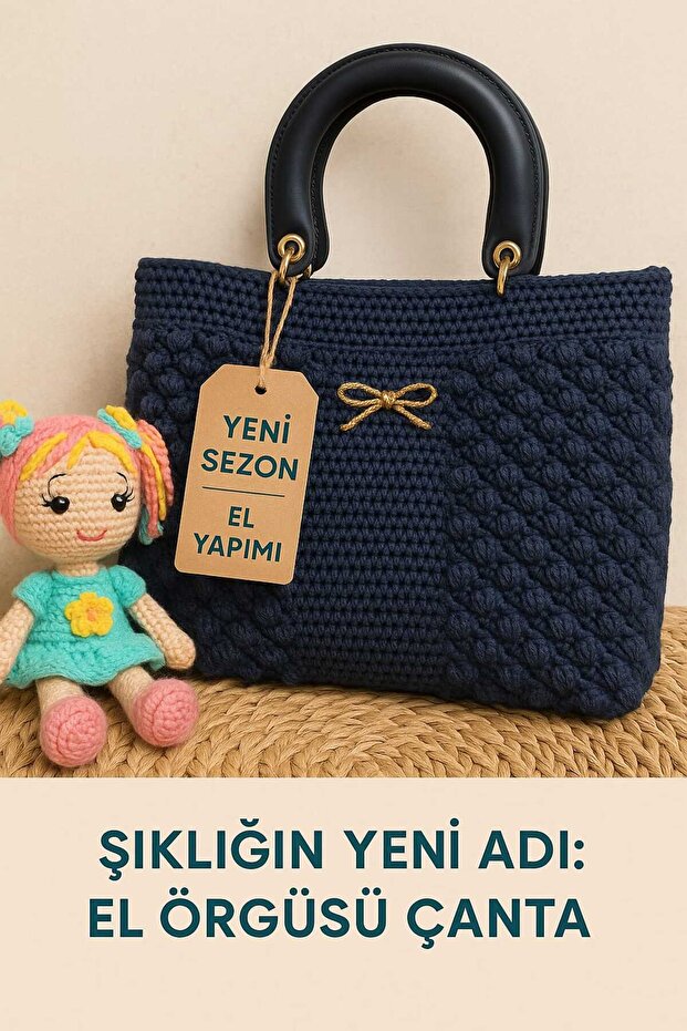 örgü çanta - 1