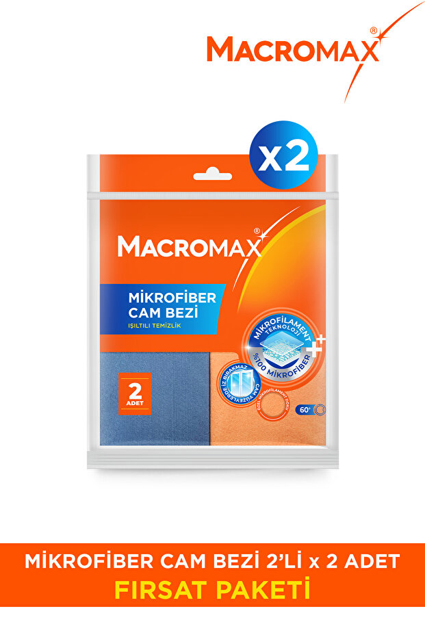 Mikrofiber Cam Bezi - 2X2 4 Adet - 1