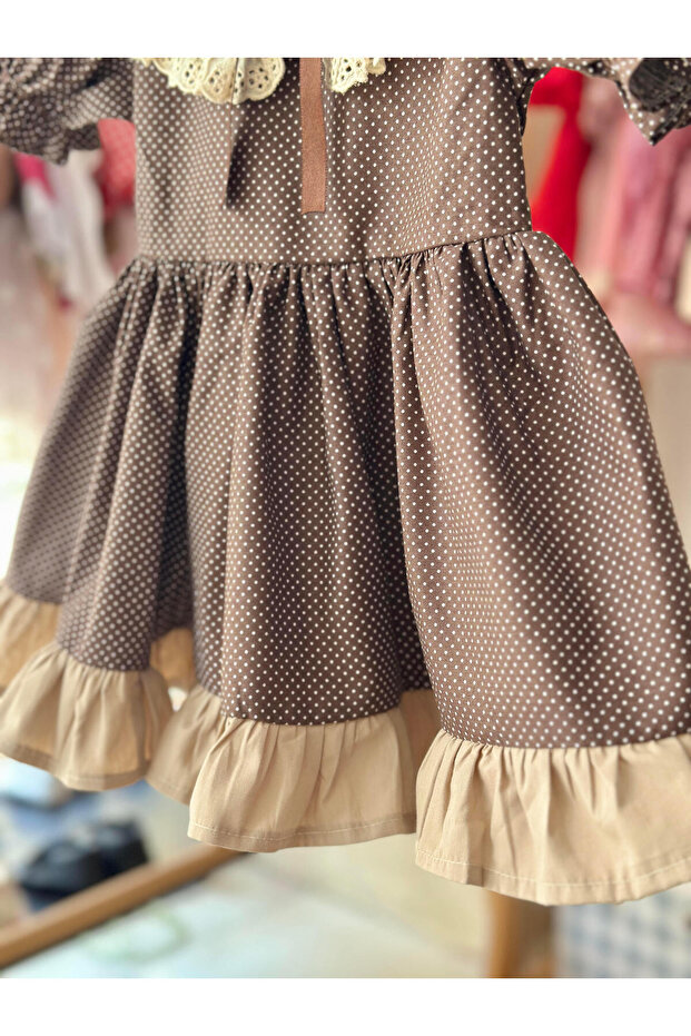 Viola - Puantiyeli Elbise - 3