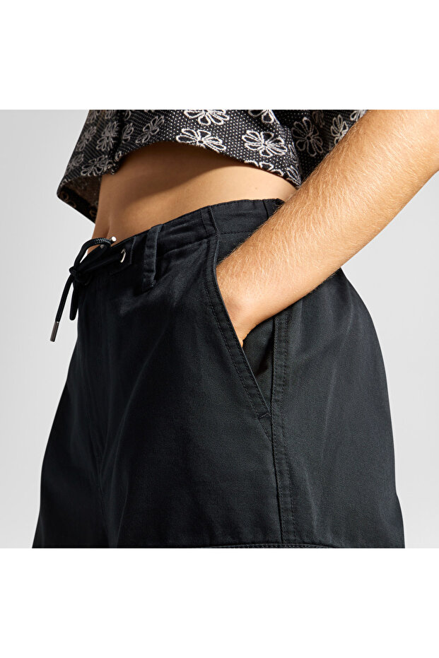 Cargo Kadın Siyah Pantolon - 5